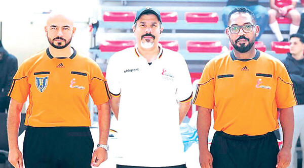 While the referees Omar Al-Zubair and Mohammed Jumaa lead the Gulf Championship 41